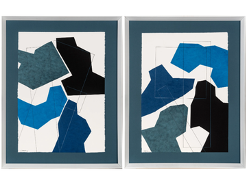 Al Andalus I & II - Paper Painting by NOVOCUADRO ART COMPANY - view 2